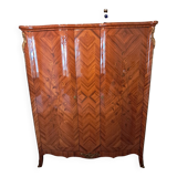 Armoire marqueterie style louis XV