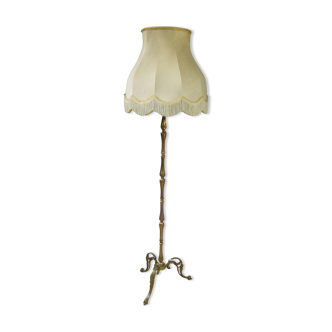 Lampadaire tripode en bronze