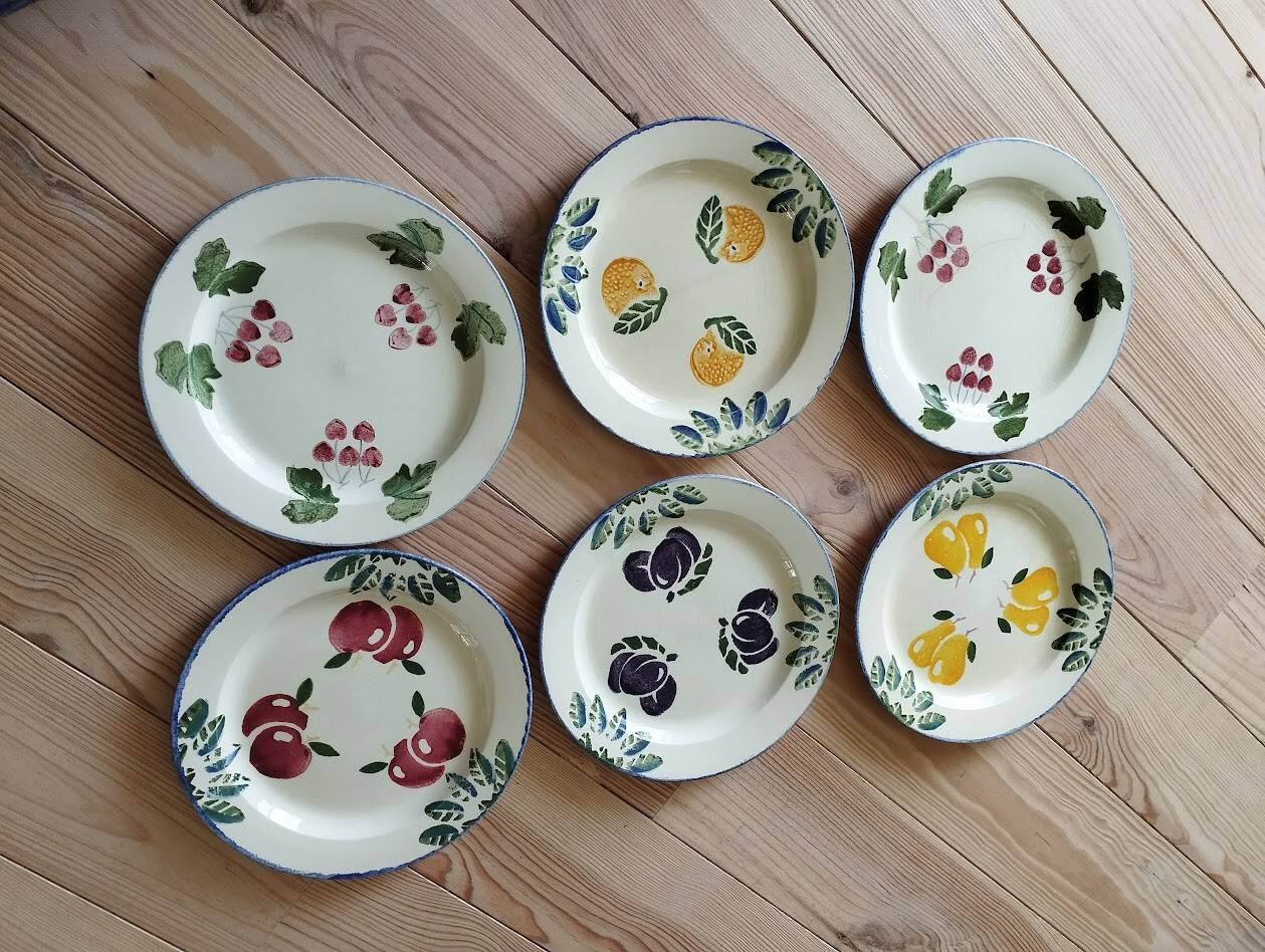 6 assiettes Poole England