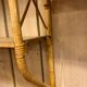 Double shelves murale rattan 1960