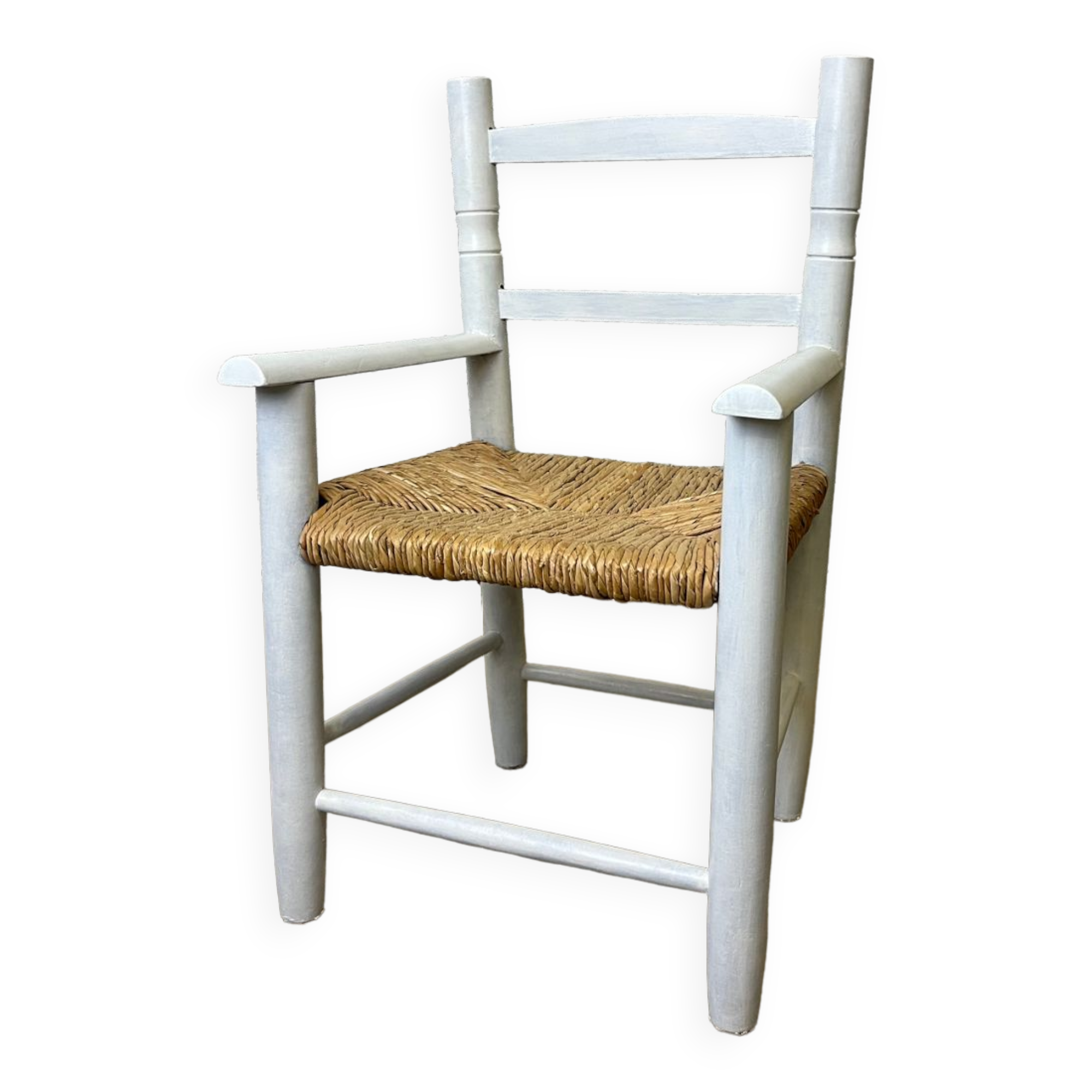 Chaise paillée enfant