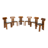 Set of 6 "Sapporo" chairs by Mario Marenco for Mobilgirgi, 1970.
