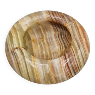 Small vintage onyx ashtray with three rests