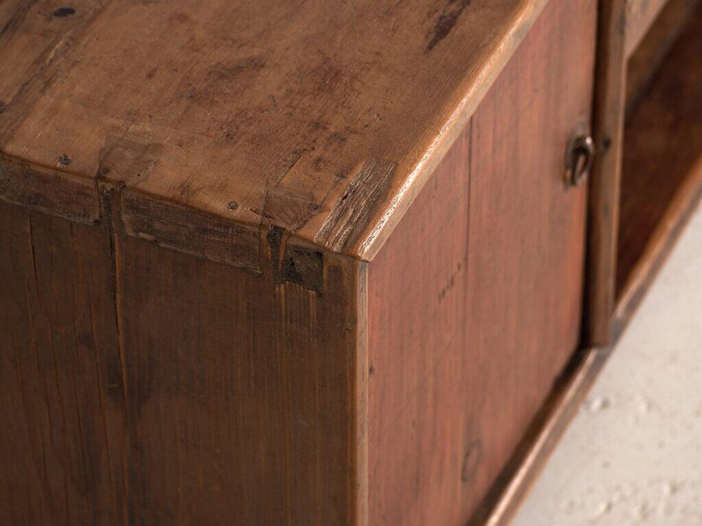 Antique low pine wood furniture – China, circa 1900