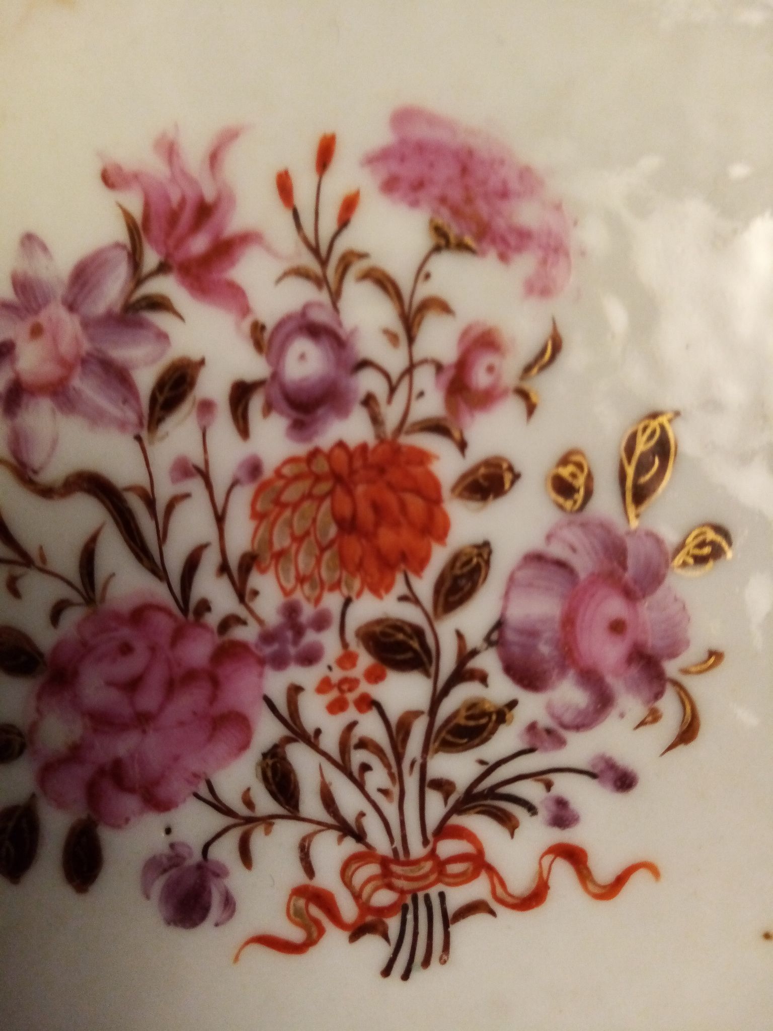 Plat en porcelaine de la Compagnie des Indes