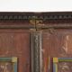 Painted Folk Art Bridal Cupboard