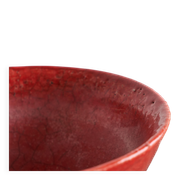 Cracked "Sang de Boeuf" bowl, glazed, early 20th century