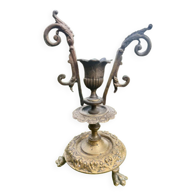 Grand bougeoir en bronze époque Napoléon III
