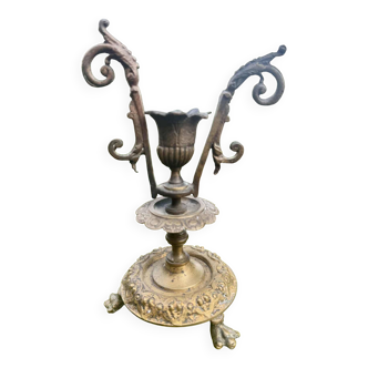 Large bronze candlestick from the Napoleon III period