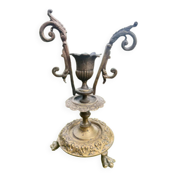 Large bronze candlestick from the Napoleon III period