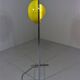 Lampe de sol en pot de fleurs jaune Cosack des années 1960-70.