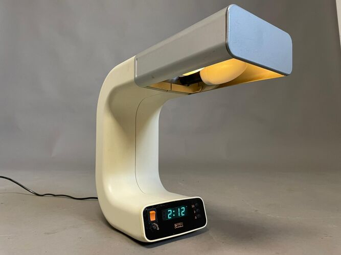 Lampe de table Knox avec horloge numérique
