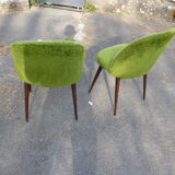 Pair of moumoutte chairs