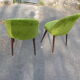 Paire de chaise moumoutte