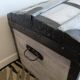 Restored old white cerused chest.