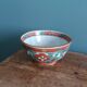 Ancient Chinese ceramic bowl from the 19th century in Bencharong style.