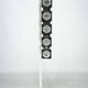 Mid-Century Chrome and Glass Floor Lamp attributed to Sciolari, Italy 1970s