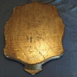 Venetian tray in gilded wood
