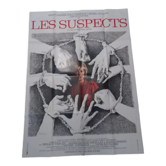 Affiche de cinéma originale année 1974 Les suspects Paul Meurisse