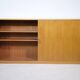 Buffet en bois à portes coulissantes EBW, Allemagne, années 1960