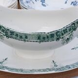 Saucière ancienne - Manufacture Sarreguemines Digoin modèle Verdun