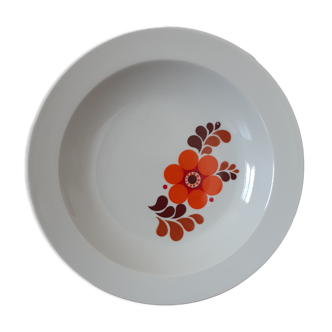 Assiette vintage coldtitz orange