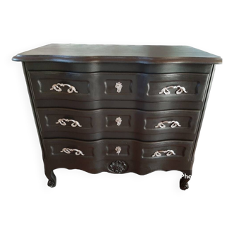 Black chest of drawers