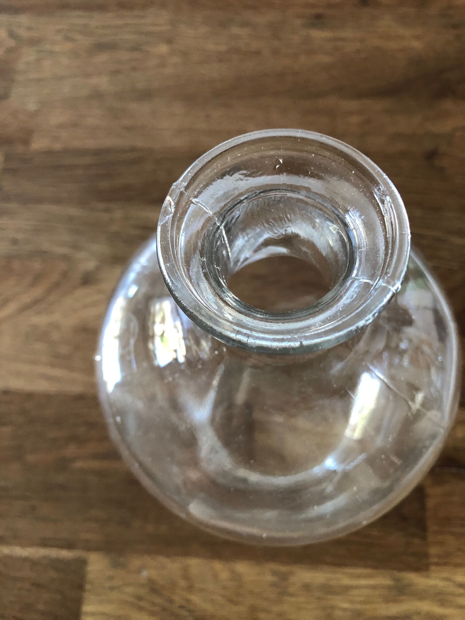 Carafe en verre années 60/70