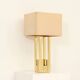 Large brass table lamp Lumica, Spain, 1970s