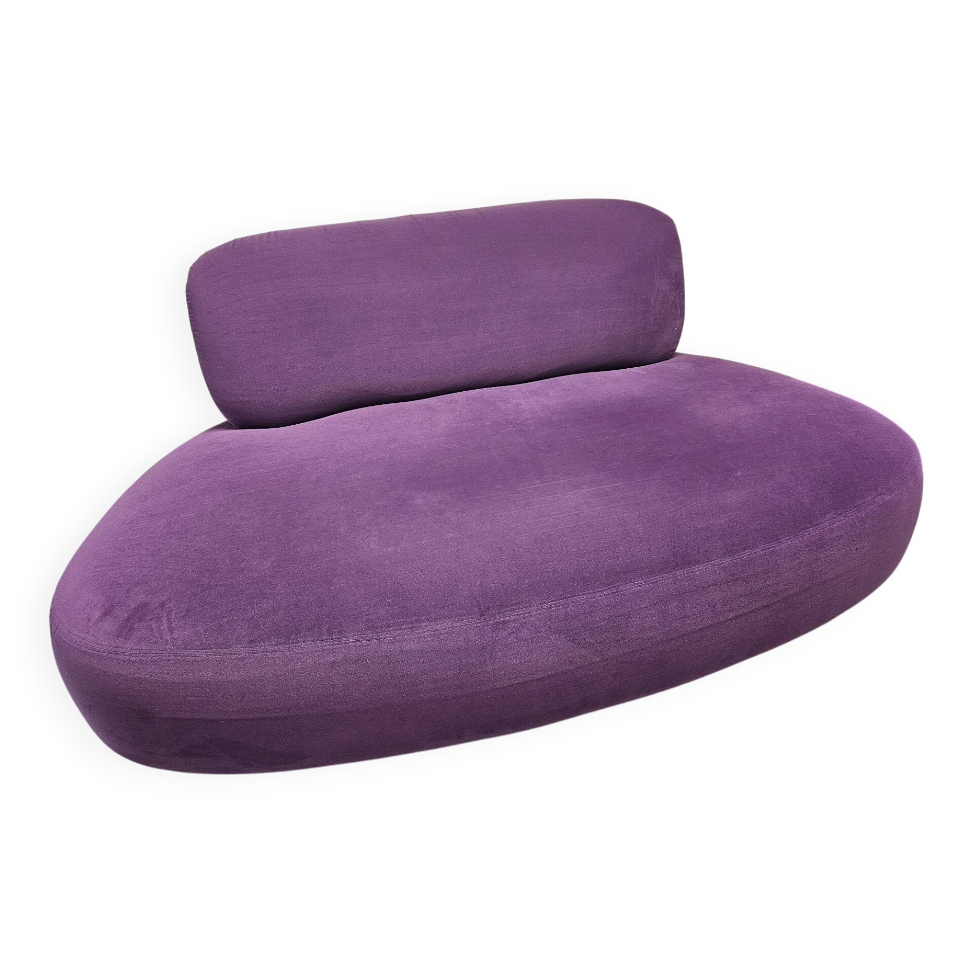 Designer velvet sofa