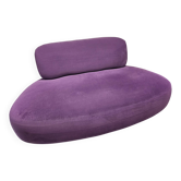 Designer velvet sofa