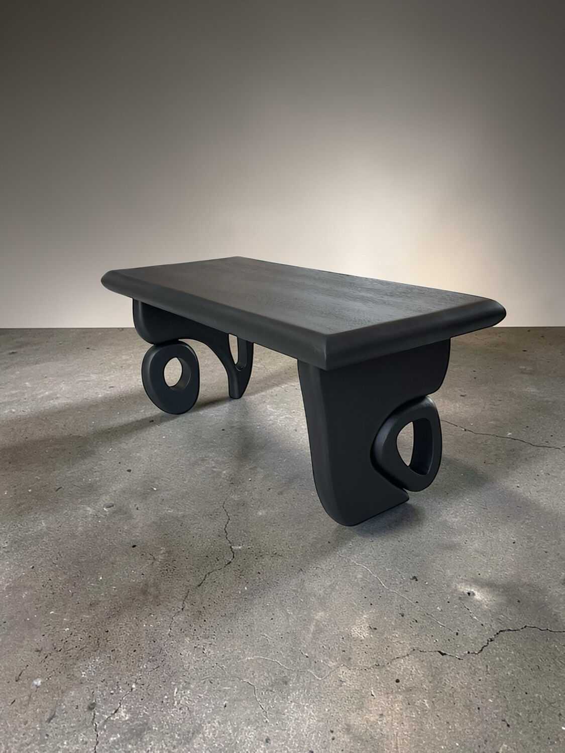 Solid oak coffee table
