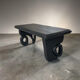 Solid oak coffee table