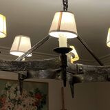 Brutalist style chandelier