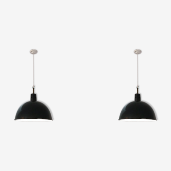 Duo of workshop lamps