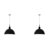 Duo of workshop lamps