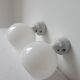 Onyx lamp and opaline wall lamps