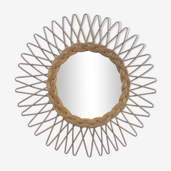 Mirror sun rattan 40cm