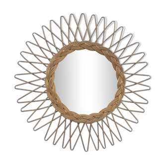 Mirror sun rattan 40cm