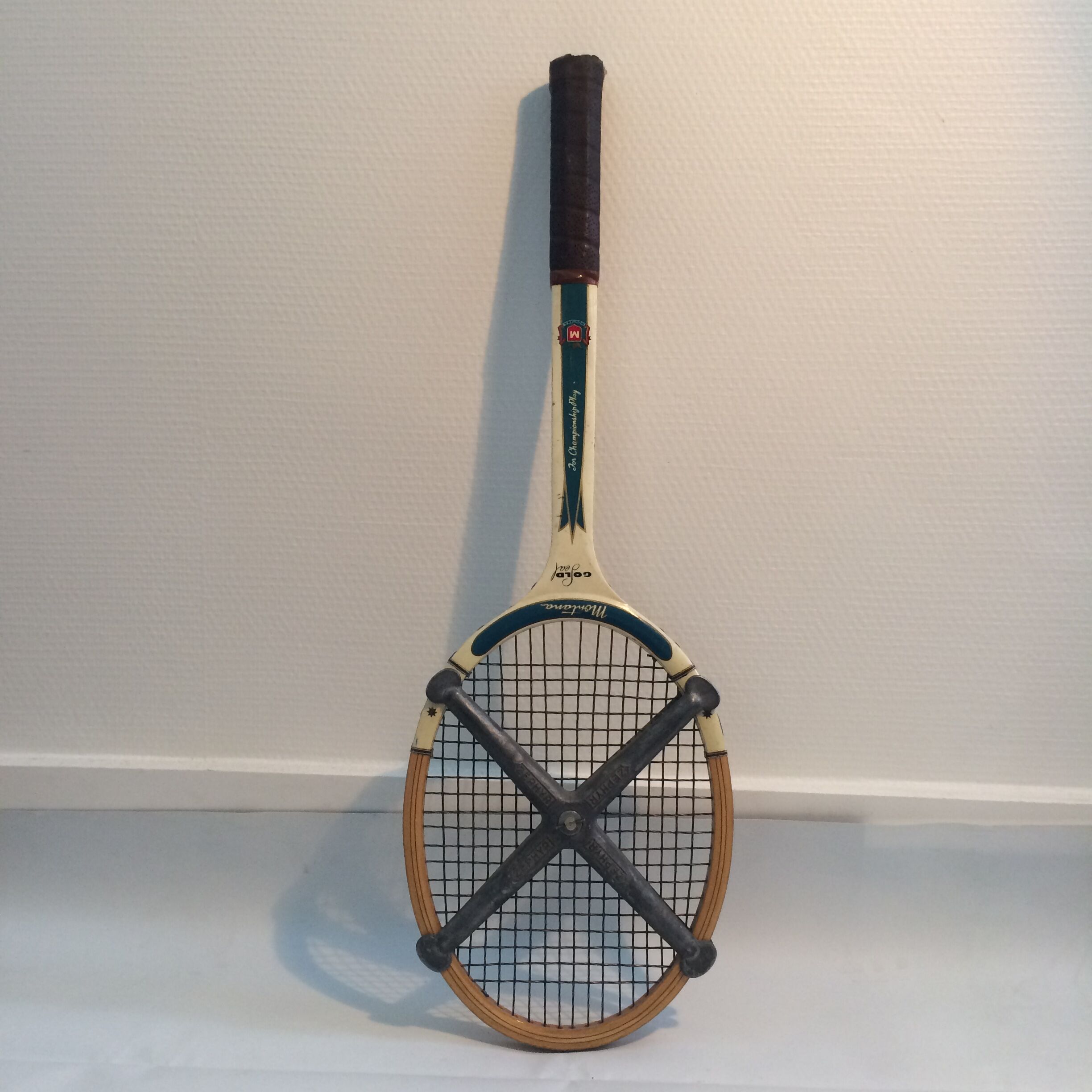 Racquet tennis framework drinking vintage