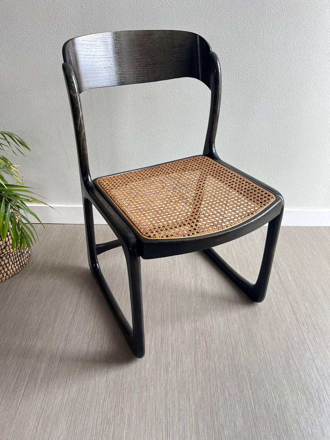 Chaise traîneau Baumann vintage