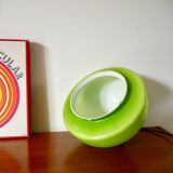Suspension in green opaline mushroom design 60s-70s