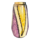 west germany purple yellow and gold vase / vase made in germany