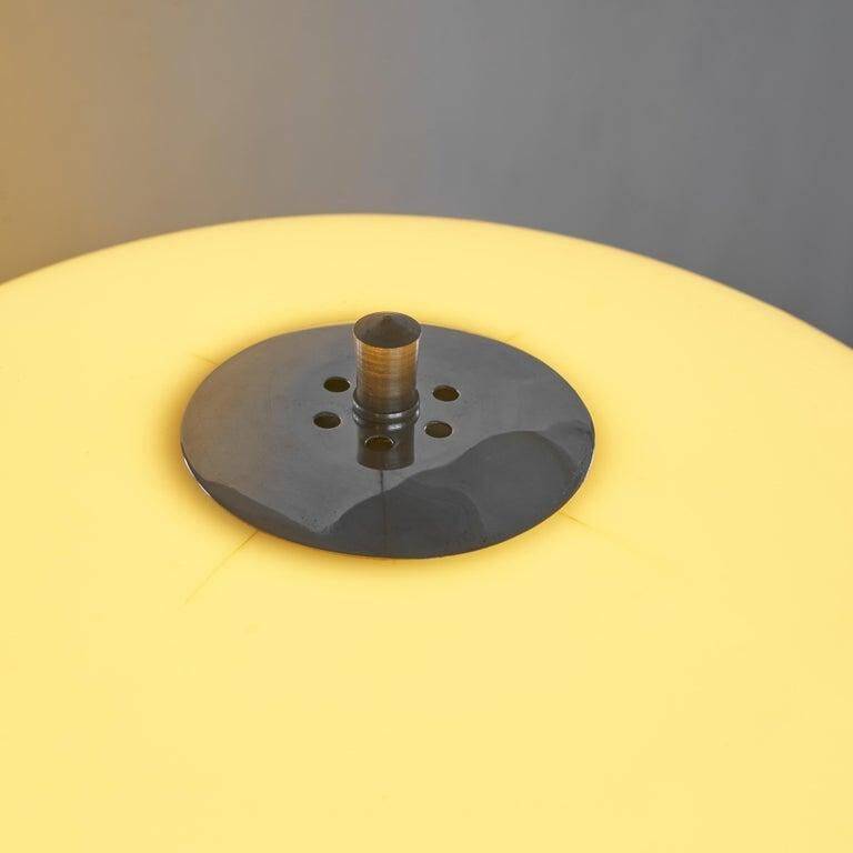 Spherical floor lamp in metal and acrylic, 1960s