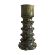 Enamelled ceramic candle holder, tamegroute