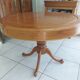 Round table in mahogany