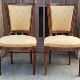 Paire de chaise style Louis XVI