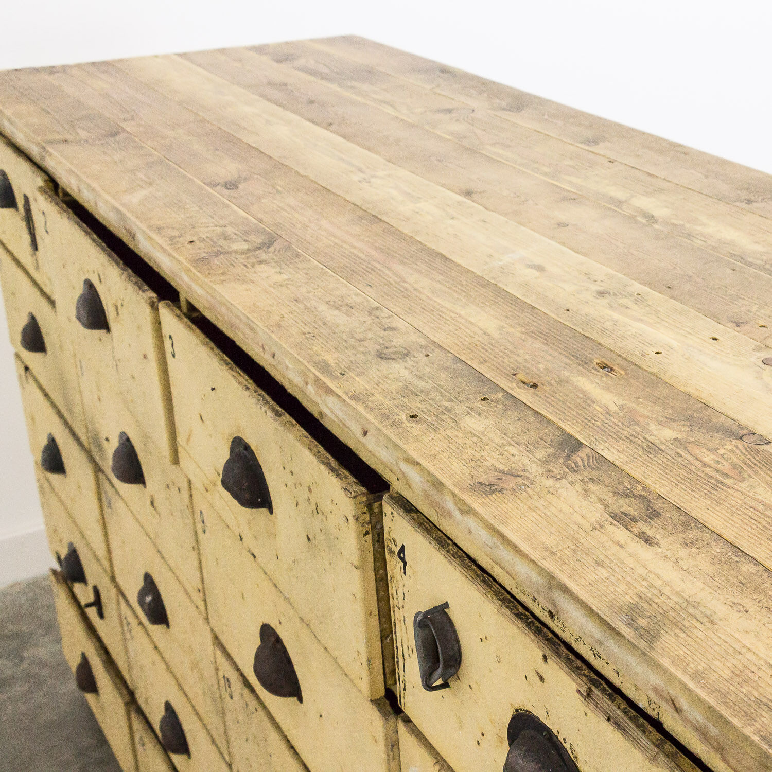 Bank of drawers large