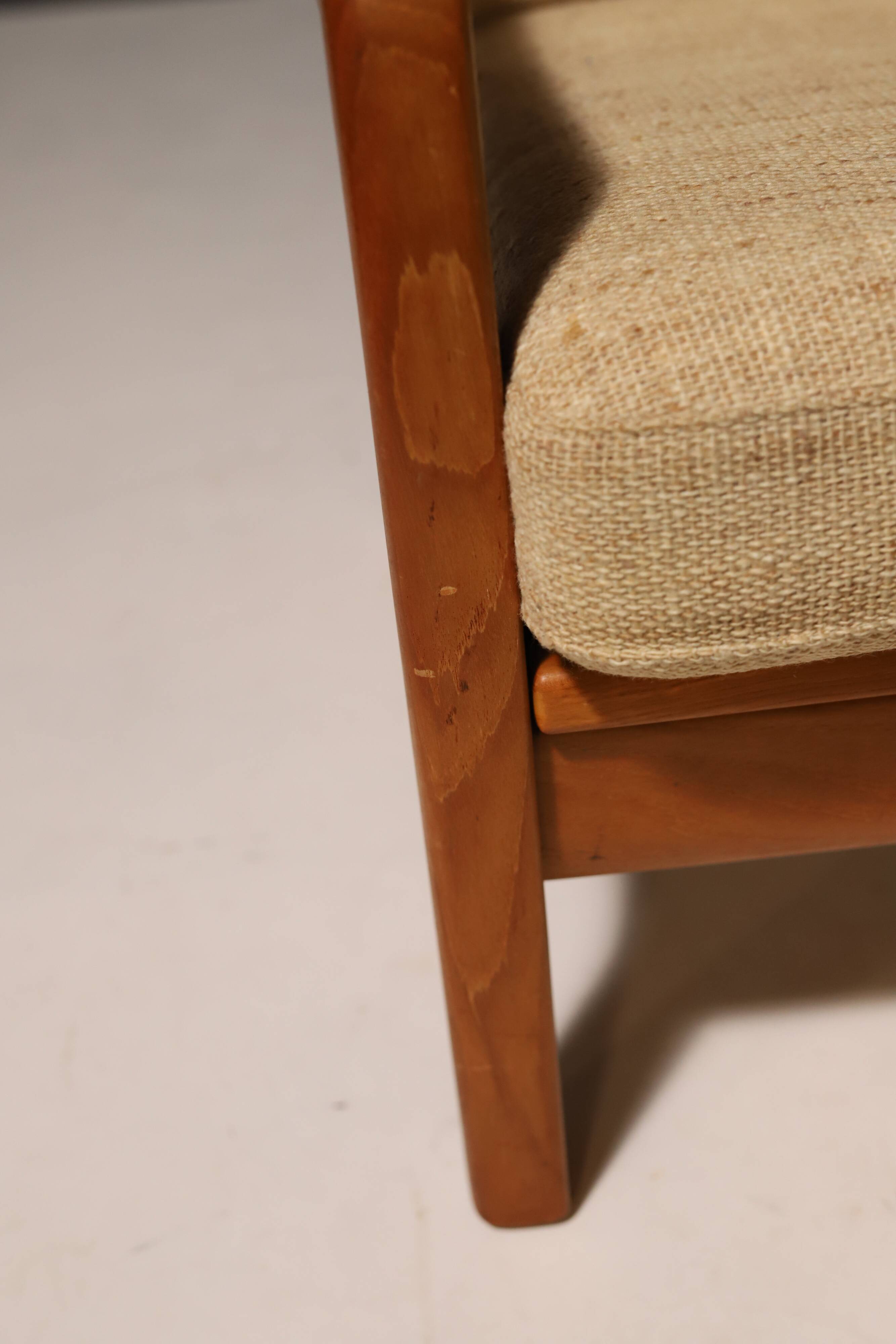 Danish Teak Sofa 2-Seater by Juul Kristensen Vintage