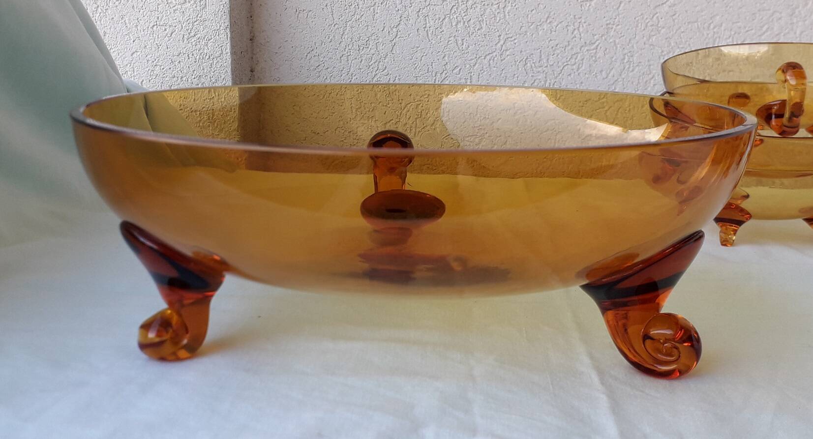 Glass dessert service